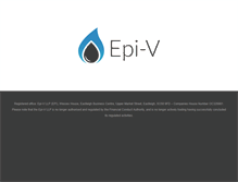 Tablet Screenshot of epi-v.com